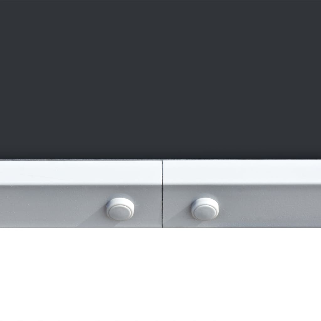 Hagebord 150 x 90 x 74 cm sort stål - number 3.