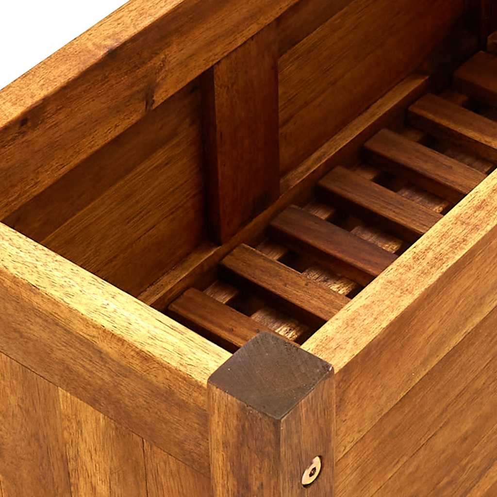 Raised bed acacia wood - brown, 50 x 25 x 25 cm, 1 - number 7.