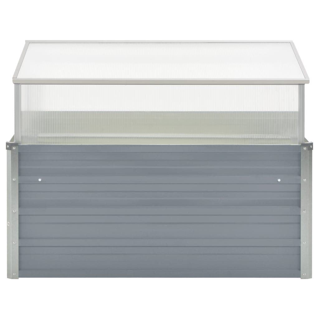 Plastenik 100x100x85 cm pocinčani čelik sivi - number 2.