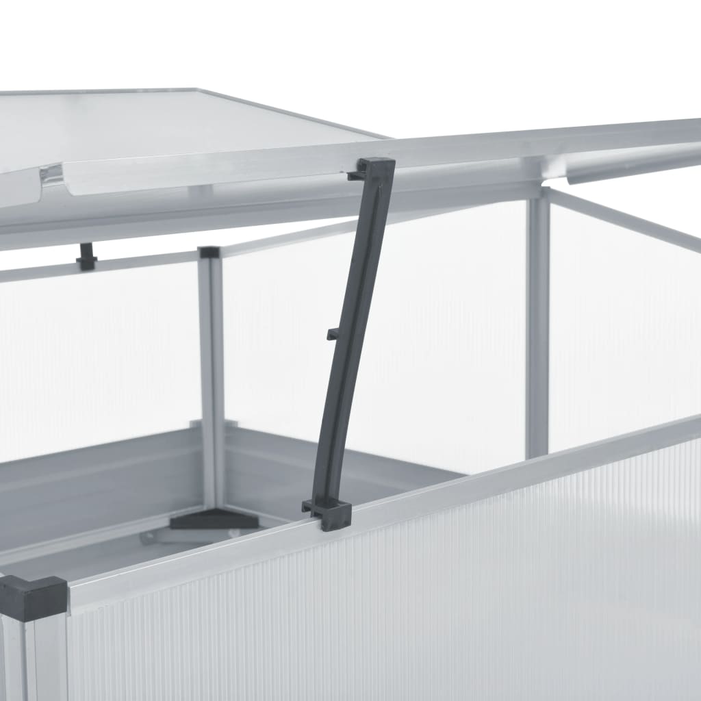 Plastenik 100x100x85 cm pocinčani čelik sivi - number 5.