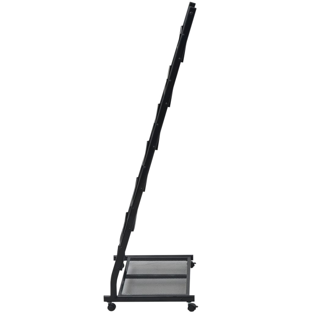 Magasinholder 47,5 x 43 x 133 cm sort a4 - number 2.