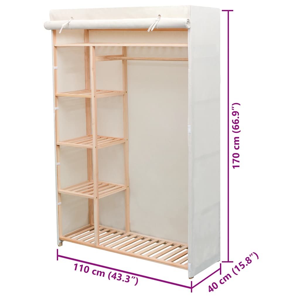 Tkanina za ormar i bor 110 x 40 x 170 cm - number 6.