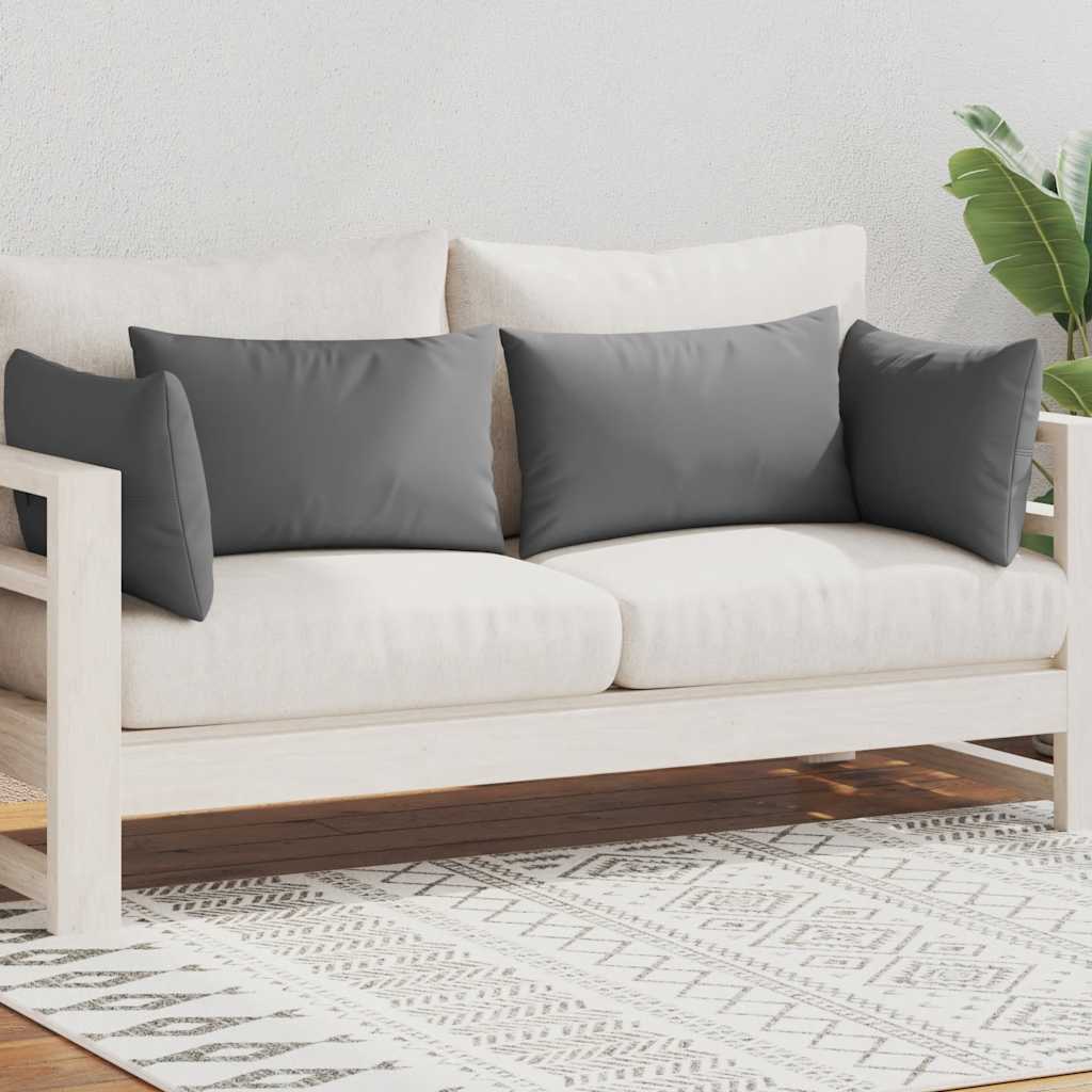 Udendørspuder 4 stk. 60 x 40 cm grå - number 2.