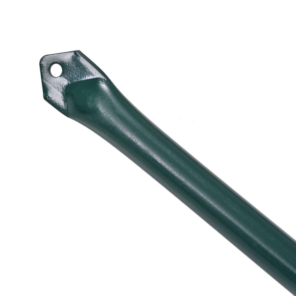 Plant poles pcs. metal green - 1 m, 10 - number 3.