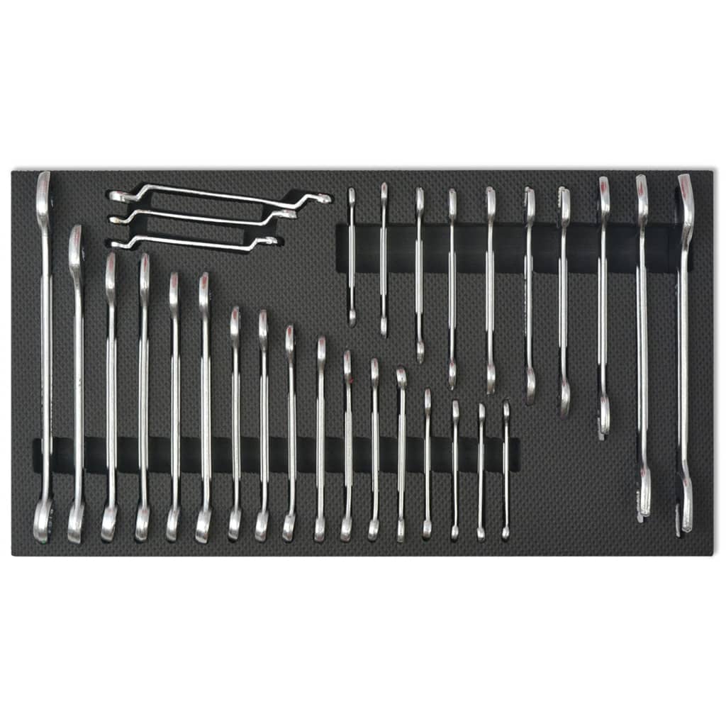 Værktøjsvogn med 1125 stk. værktøj stål rød - number 6.