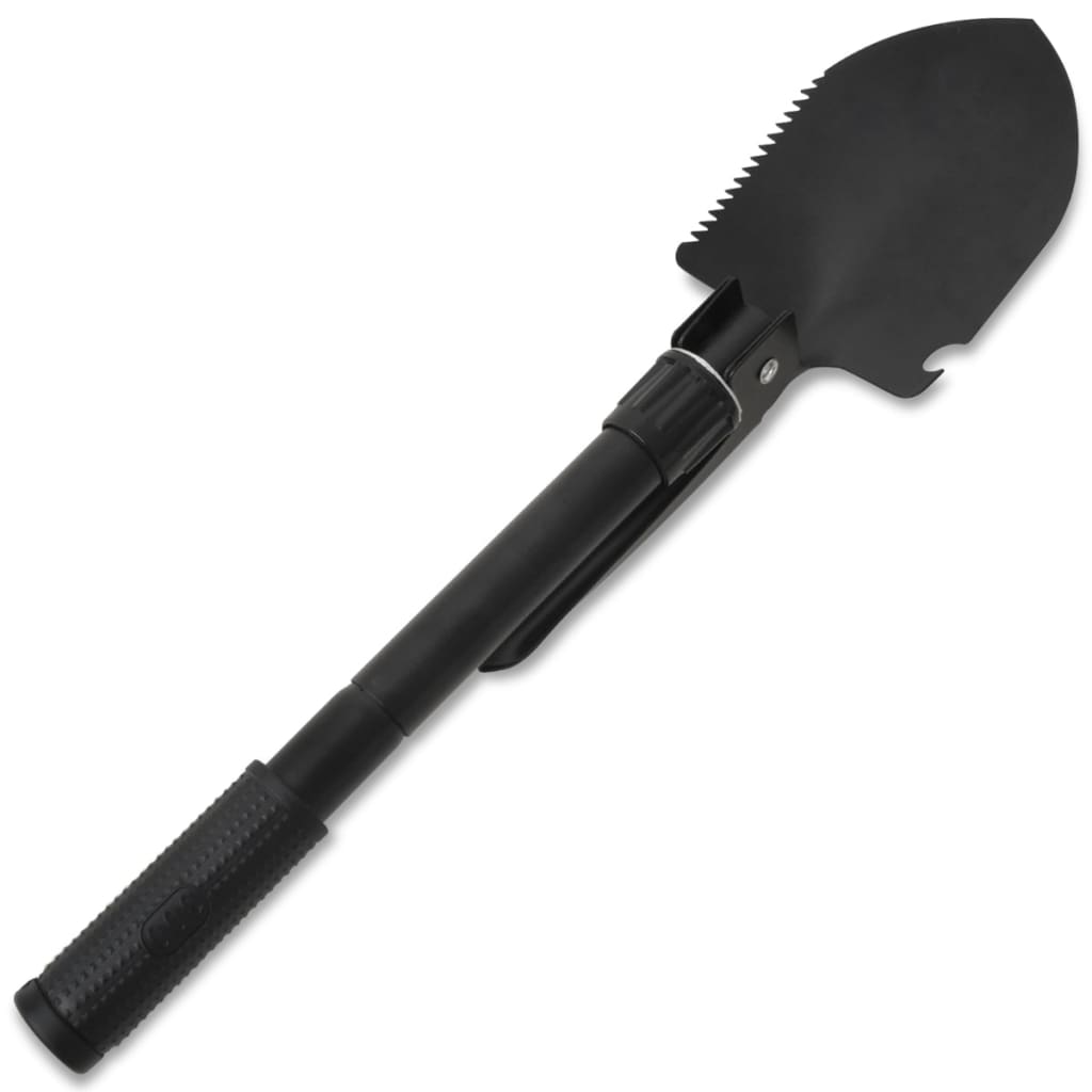 Folding shovel carbon steel black - number 4.