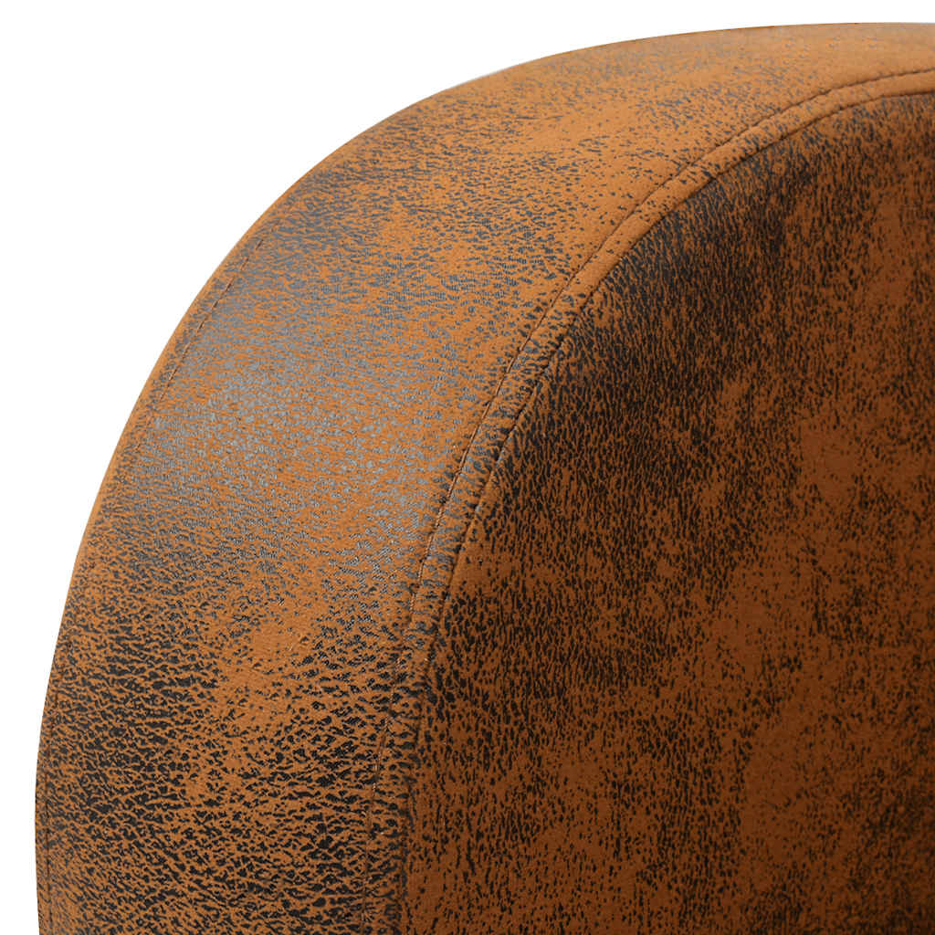 Lænestol imiteret ruskind brun - number 4.