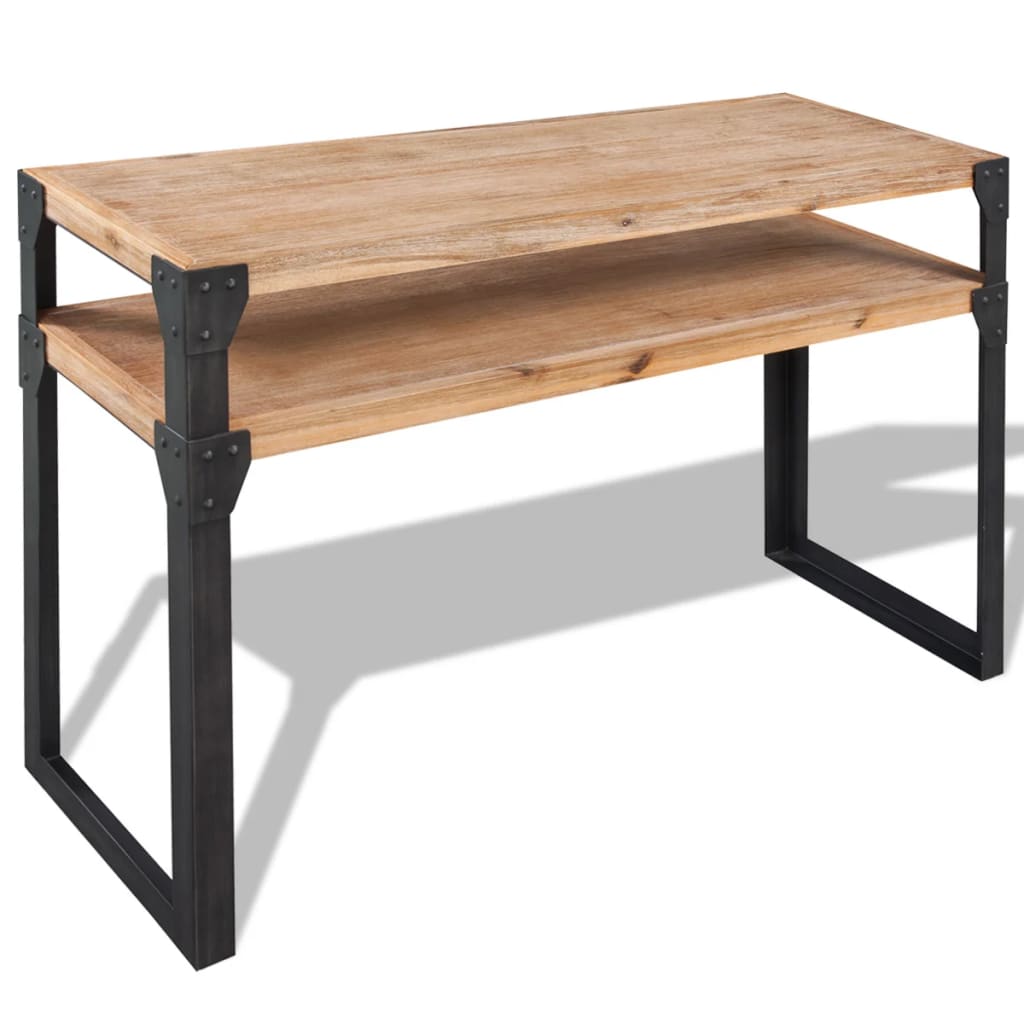 Konsolbord massivt akacietræ 120x40x85 cm - number 1.