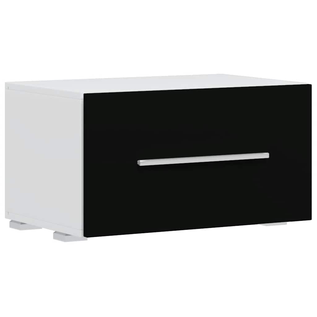 Skabssæt med tv-skab og led-lys 5 dele - sort, 1 - number 10.