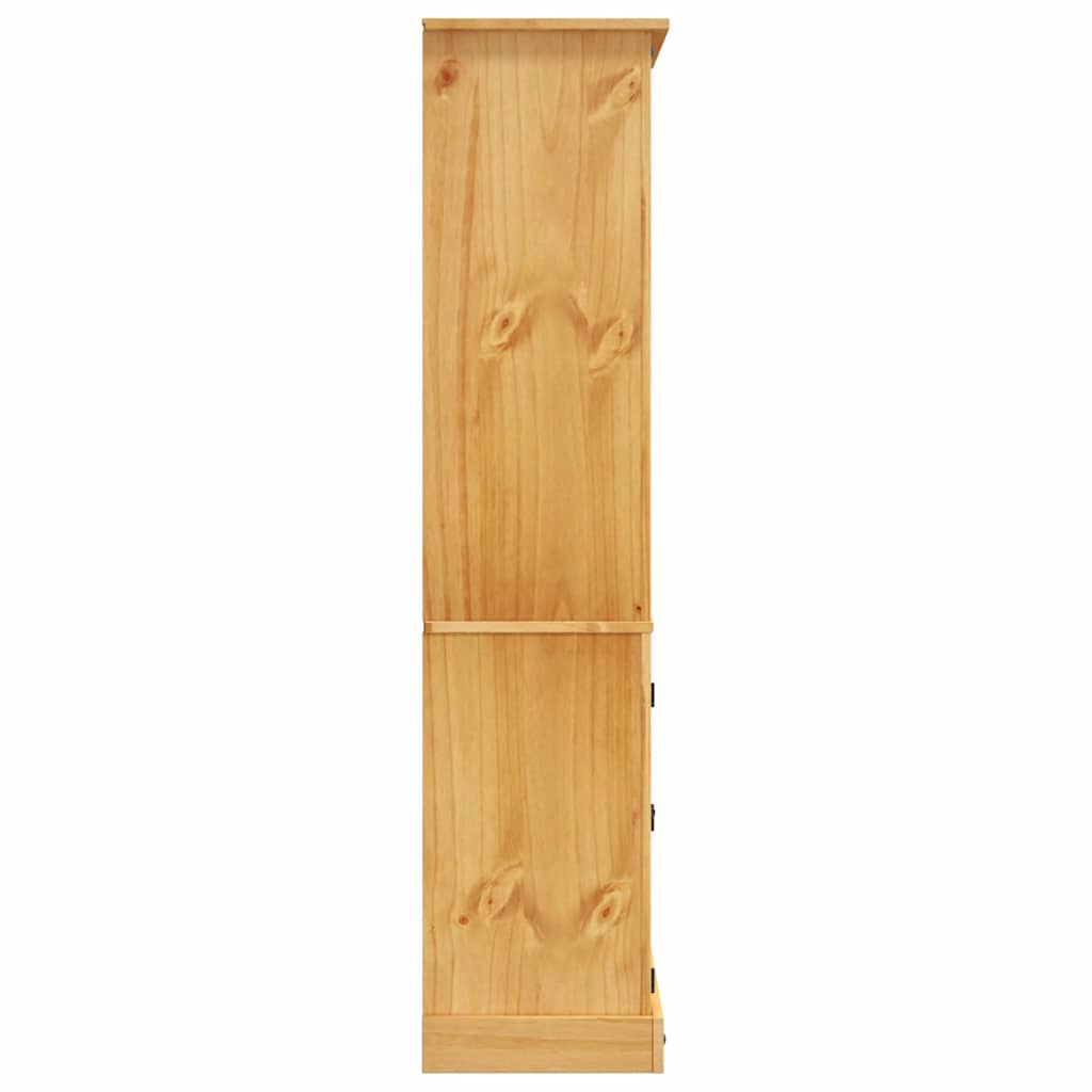 Skab corona-serien 80x40x170 cm mexicansk fyrretræ - brun, 1, x - number 6.