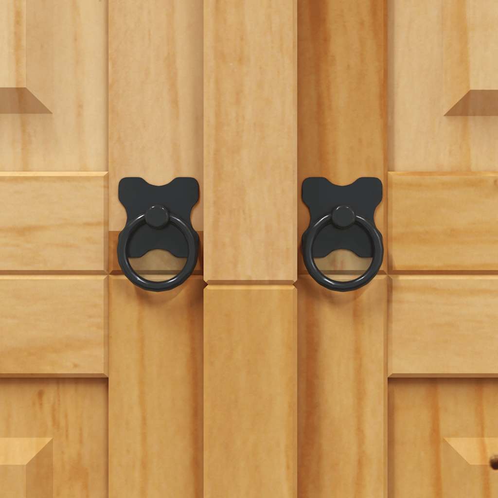 Skab corona-serien 80x40x170 cm mexicansk fyrretræ - brun, 1, x - number 8.