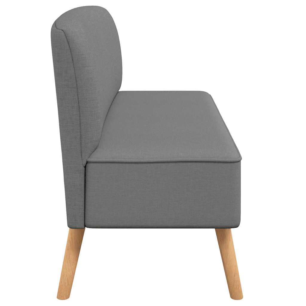 Stoffsofa 117x55,5x77 cm - lys grå - number 3.