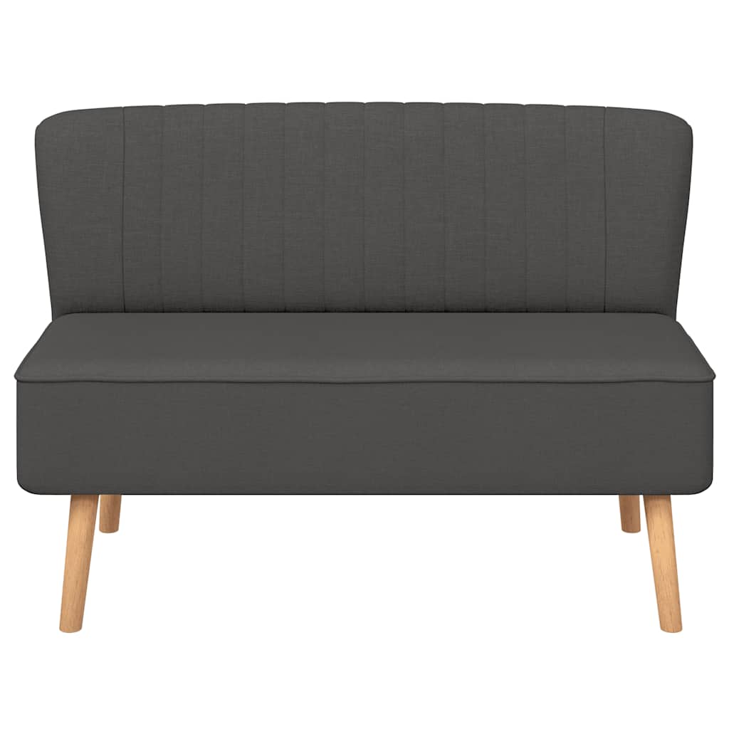 Sofa i stof 117x55,5x77 cm mørkegrå - number 2.