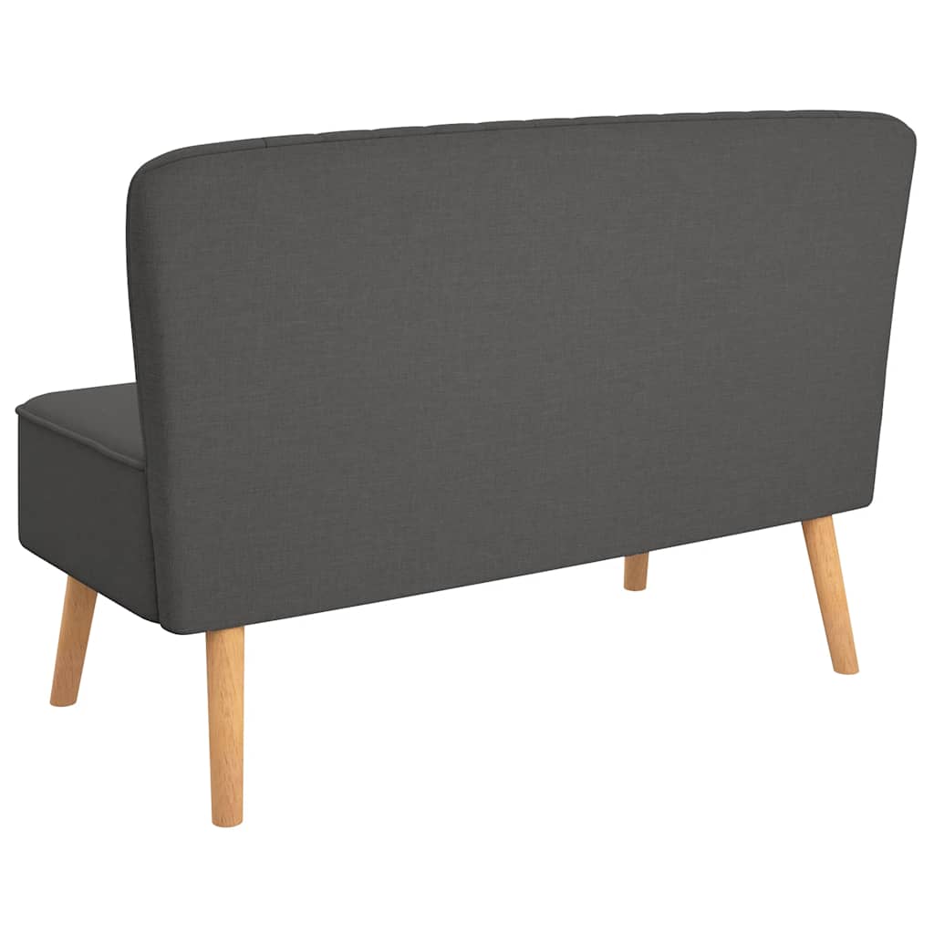 Sofa i stof 117x55,5x77 cm mørkegrå - number 4.