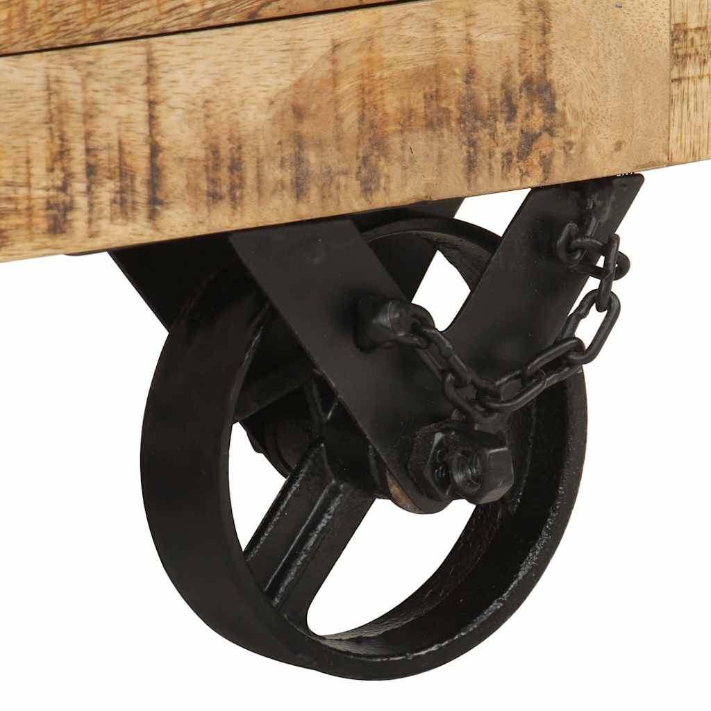 Sofabord 70x70x40 cm ru mangotræ - number 10.