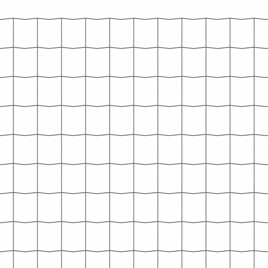 Eurostaket 25 x stål - grått, 1, 25 m, 1 m - number 4.