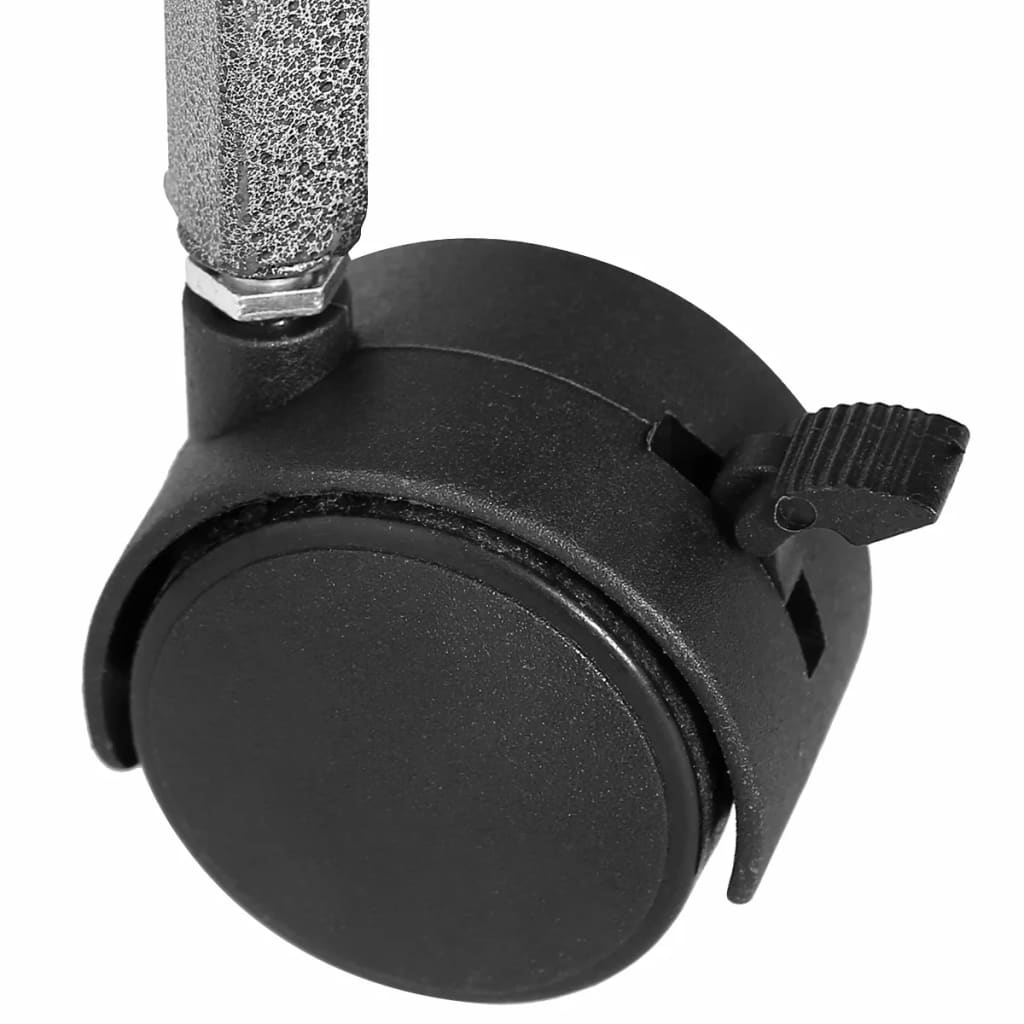 Cage à oiseaux avec toit en acier noir 66 x 66 x 155 cm - number 7.