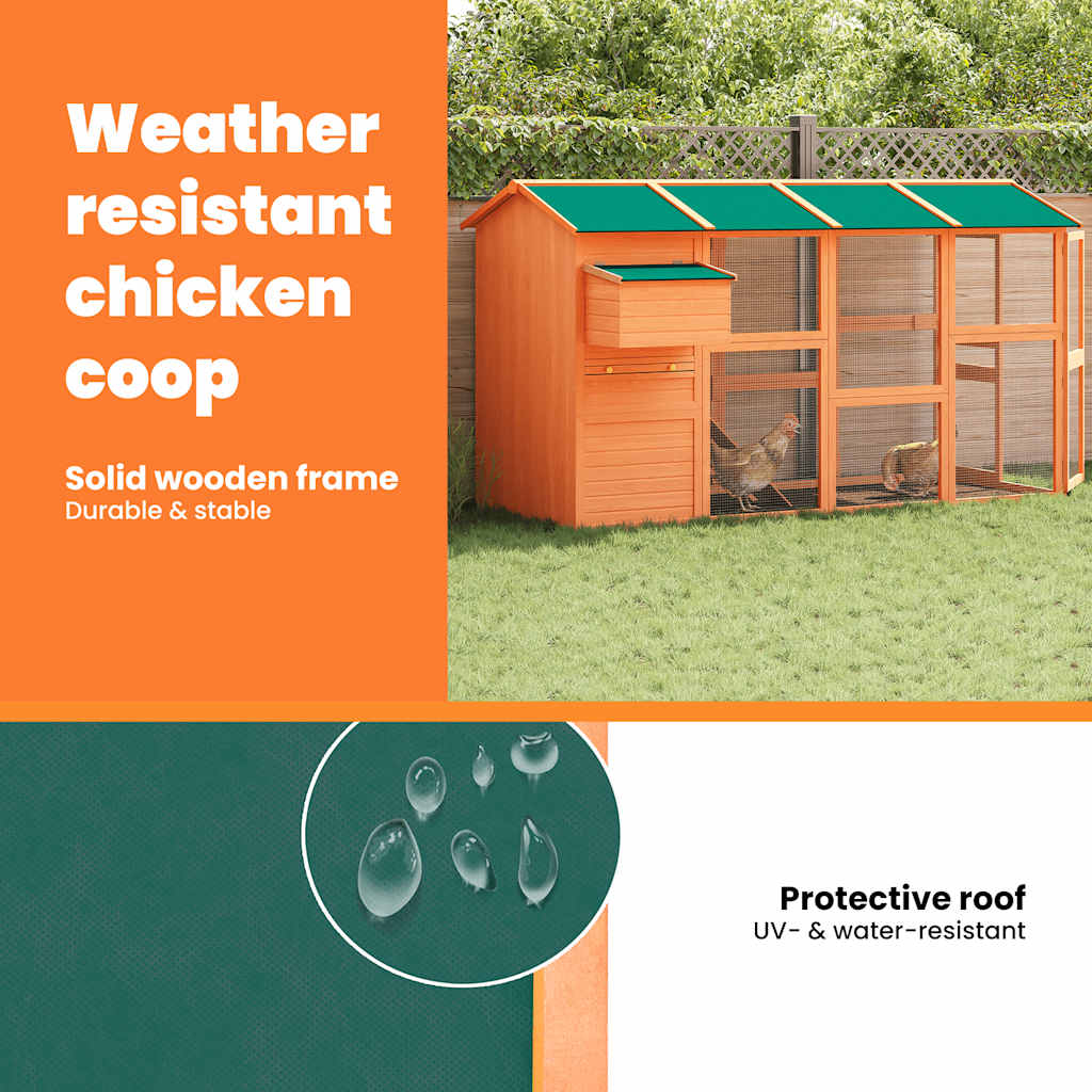 Poulailler 295x163x170 cm bois - number 9.