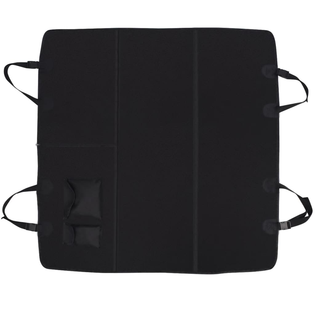 Couvoirs de siège arrière pour animal de compagnie 148x142 cm noir - number 3.