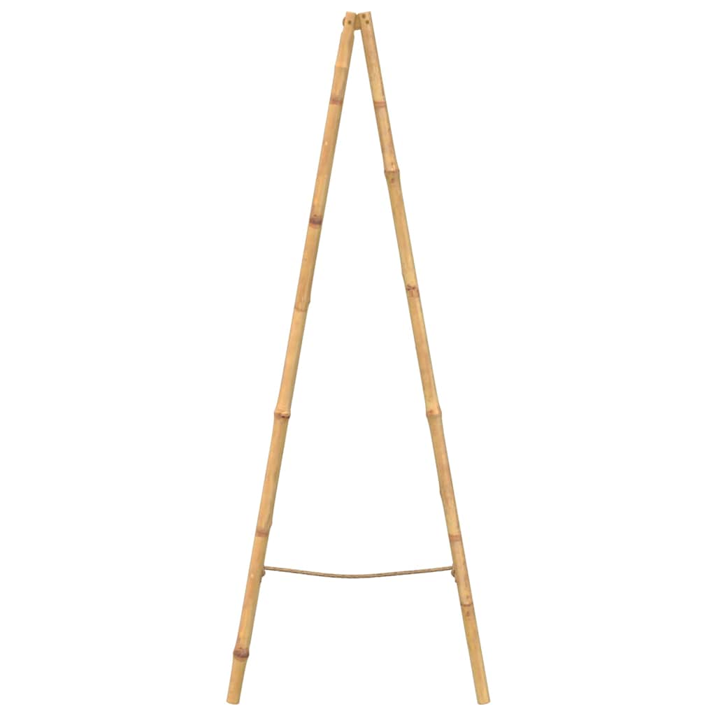 Échelle de serviette double avec 5 côtes en bambou 50x160 cm - number 5.