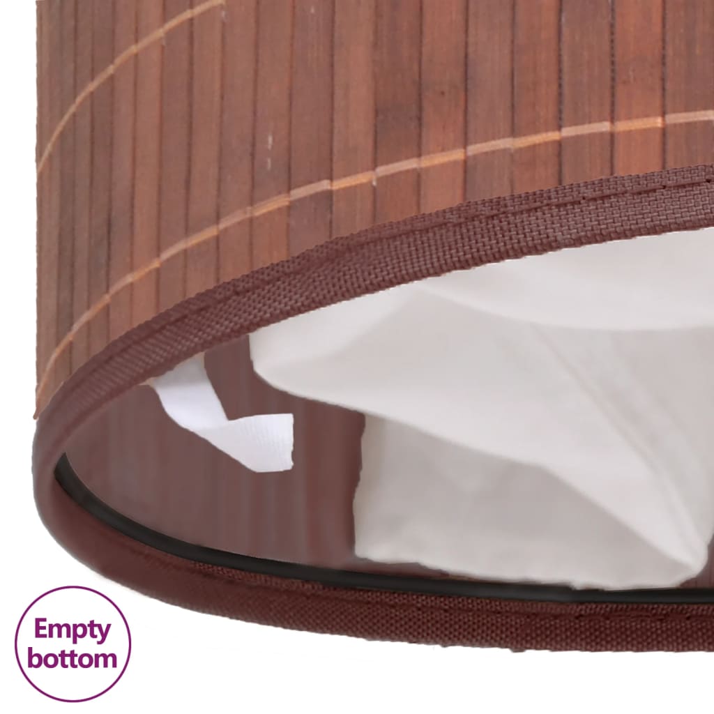 Laundry basket bamboo oval - brown, 45 x 35 x 60 cm, 1 - number 7.