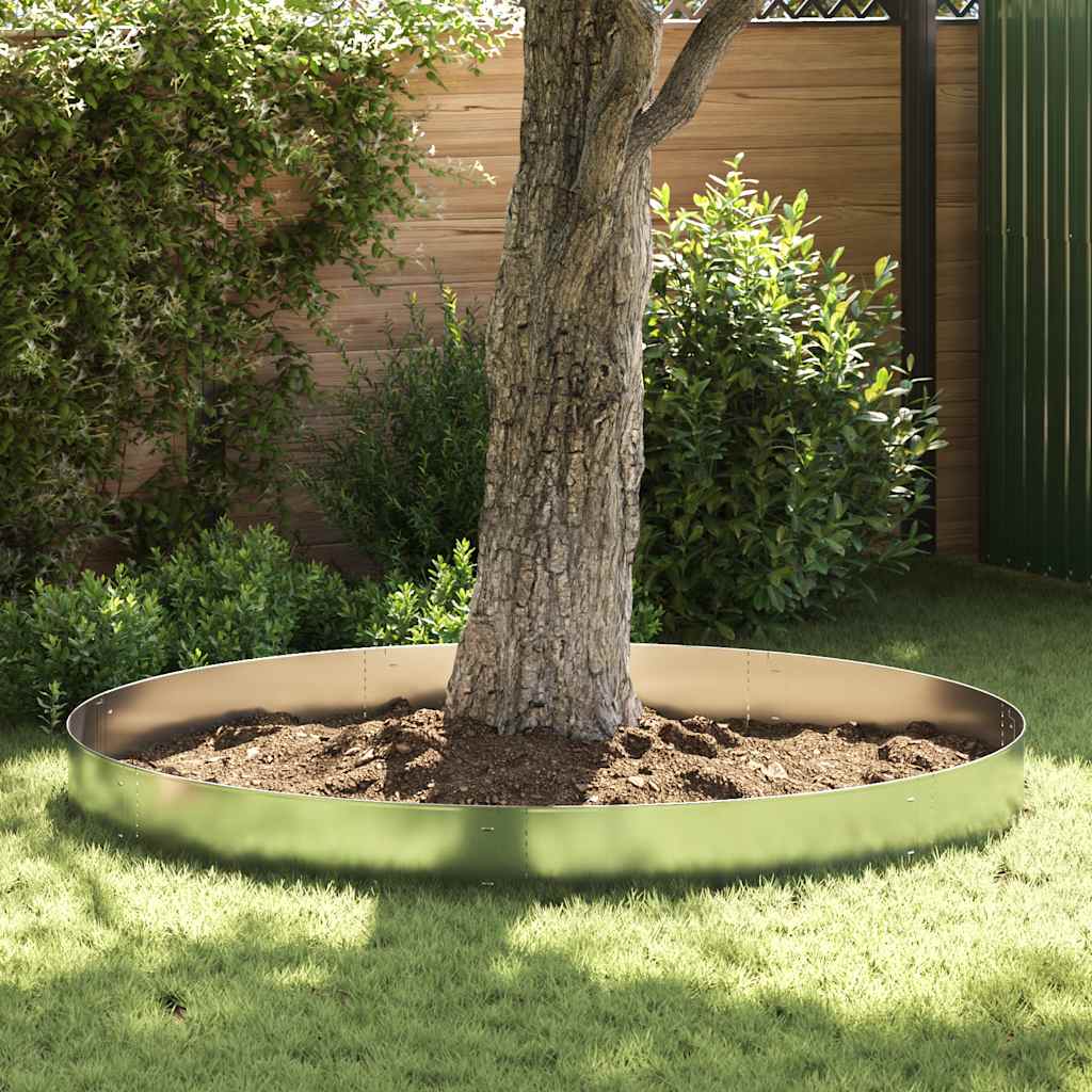 Bedkanter 15 stk. galvaniseret stål 100 x 20 cm - number 1.