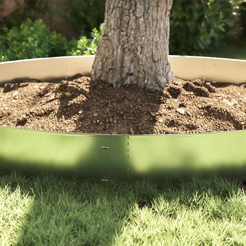 Sängkanter 10 st. galvaniserat stål 100 x 20 cm - number 3.