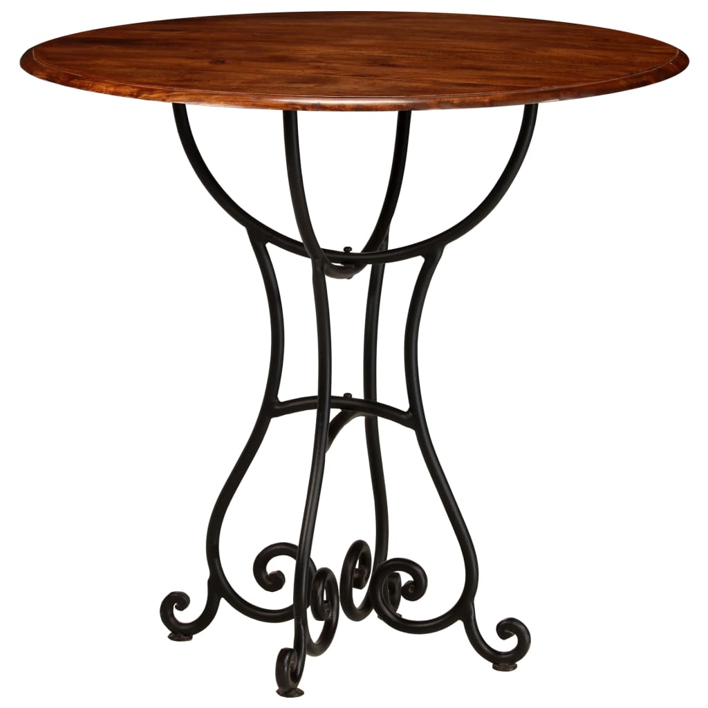 Spisebord 80x76 cm heltre akasietre honningfarget finish - number 11.