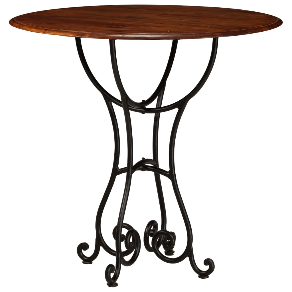 Spisebord 80x76 cm heltre akasietre honningfarget finish - number 8.