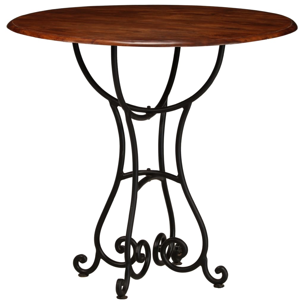 Spisebord 80x76 cm heltre akasietre honningfarget finish - number 10.