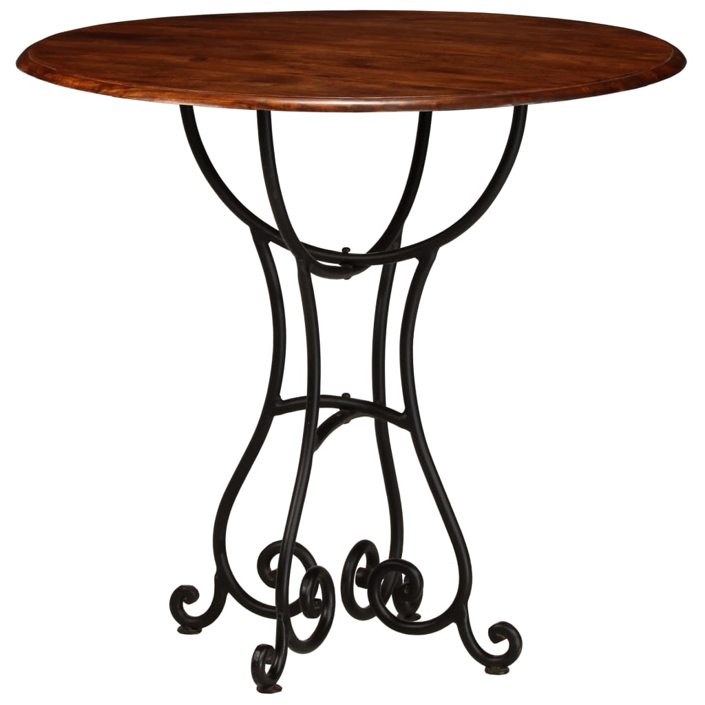 Spisebord 80x76 cm heltre akasietre honningfarget finish - number 9.