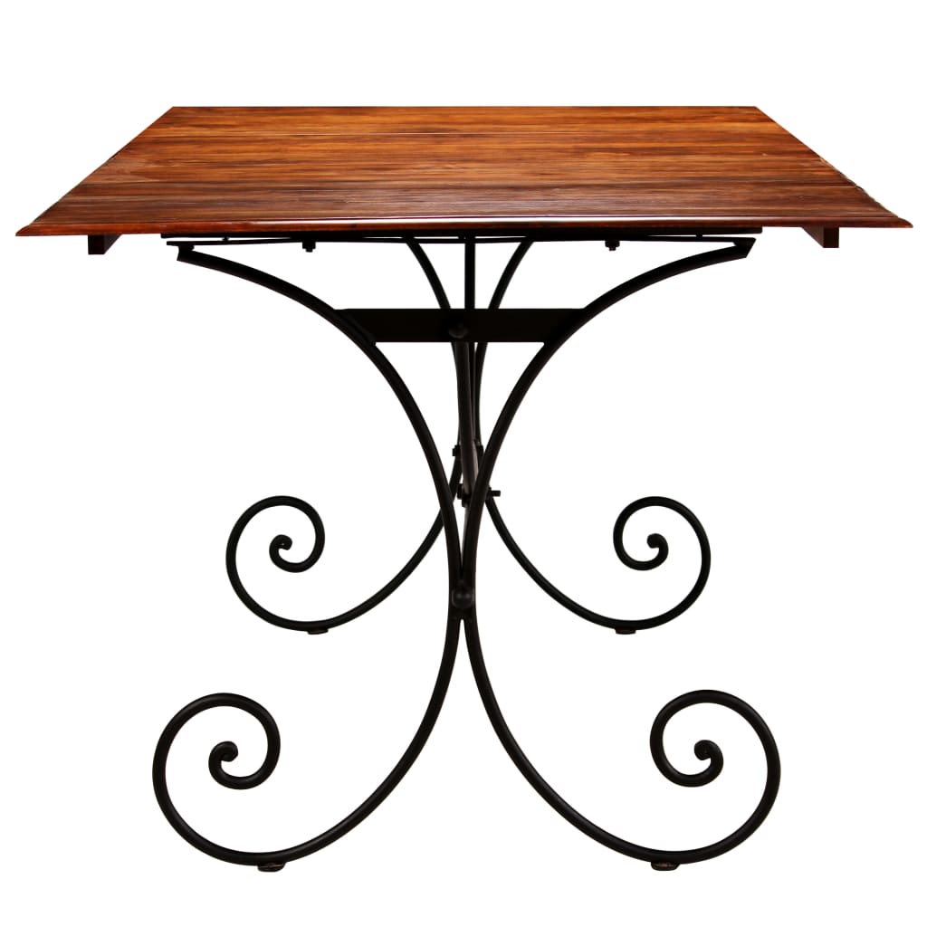 Saffebord 200x100x76 cm massivtre honning -farget finish - number 4.