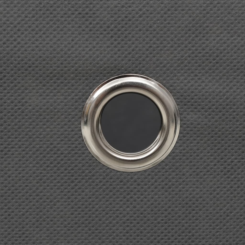 Storage boxes 4 pcs. 32x32x32 cm non-woven fabric grey - number 6.