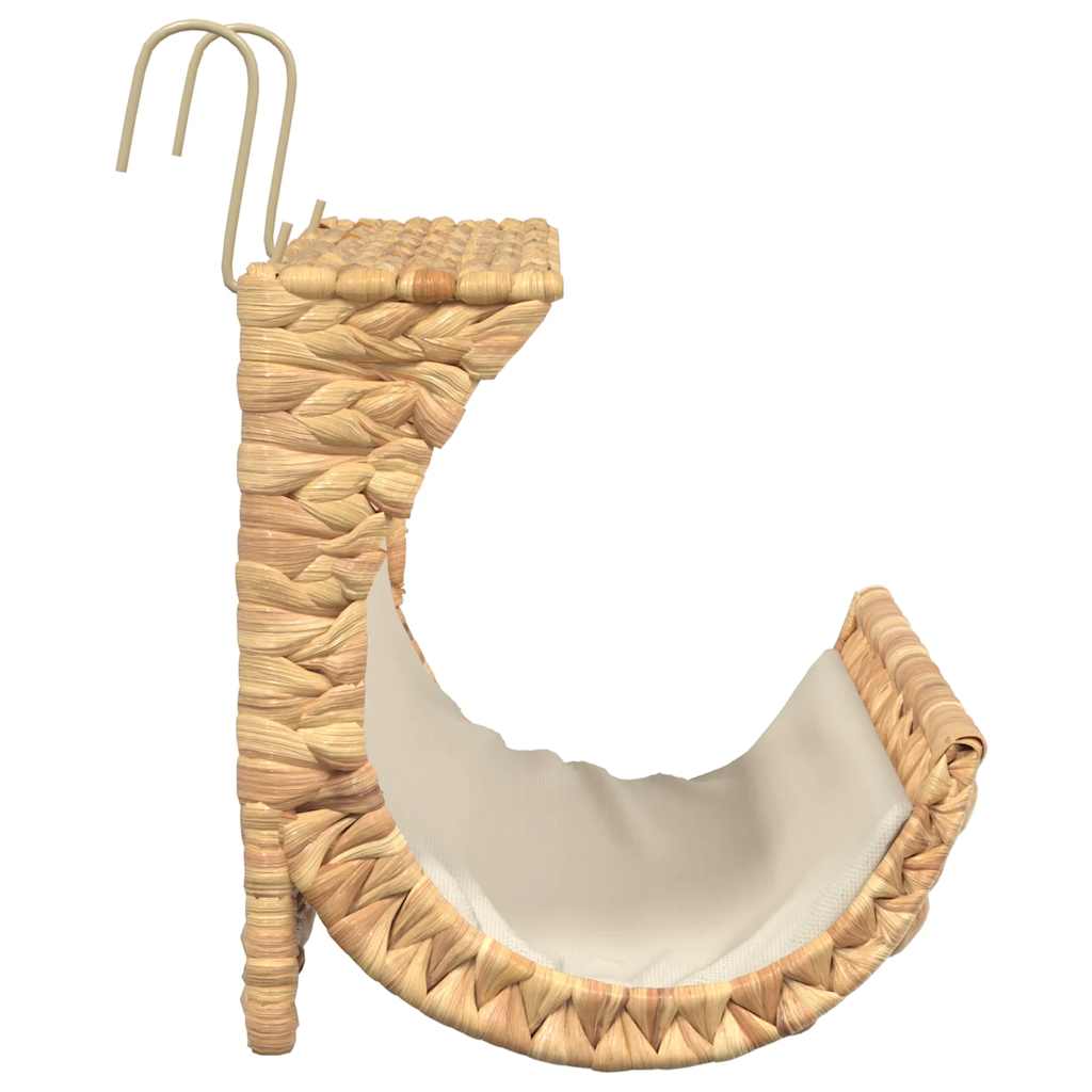 Lit pour chat avec coussins en jacinthe d'eau 37 x 20 x 20 cm - number 4.