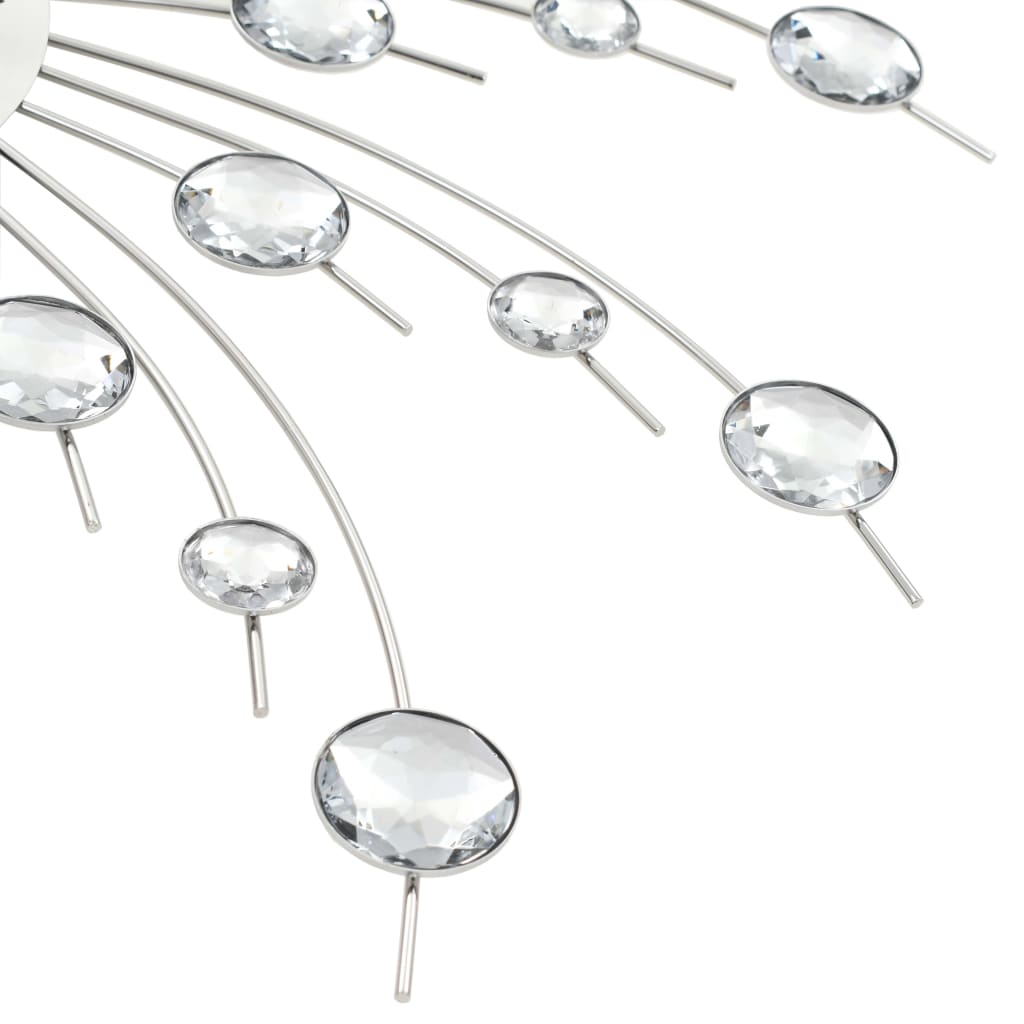 Wall clock with quartz movement modern design 50 cm - number 5.