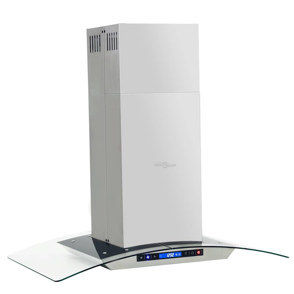 Island hood 90 cm lcd display touch sensor 756 m³/h. suffered - number 3.