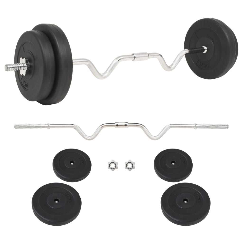 Vægtstangsæt 30 kg - number 1.