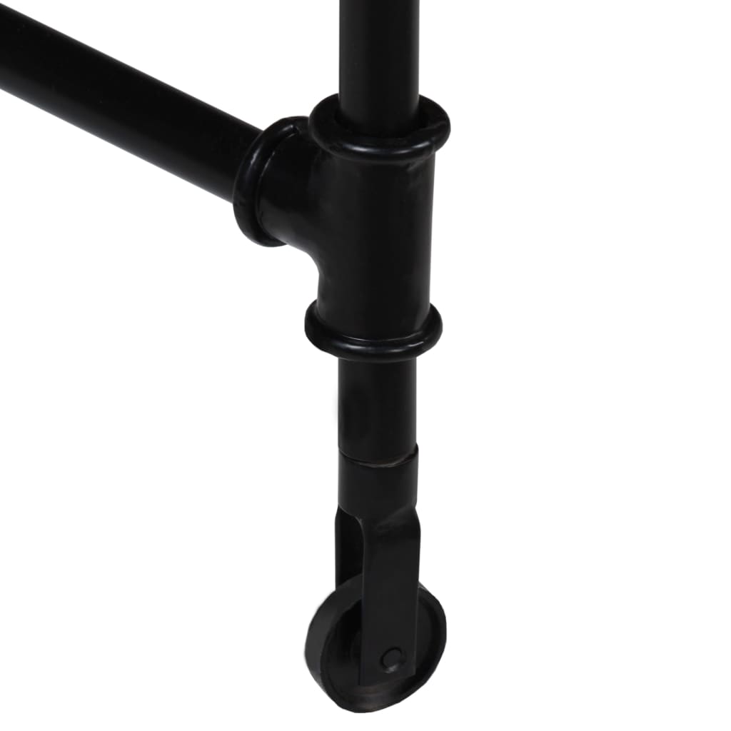 Biurko z litego drewna mango i stali 110 x 50 x 96 cm - number 6.