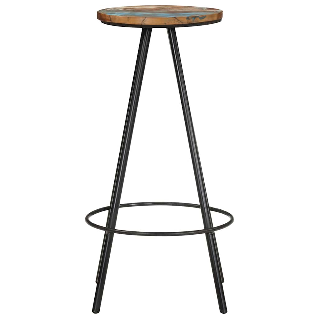 Barske stolice 2 kom. čvrsto reciklirano drvo - number 3.