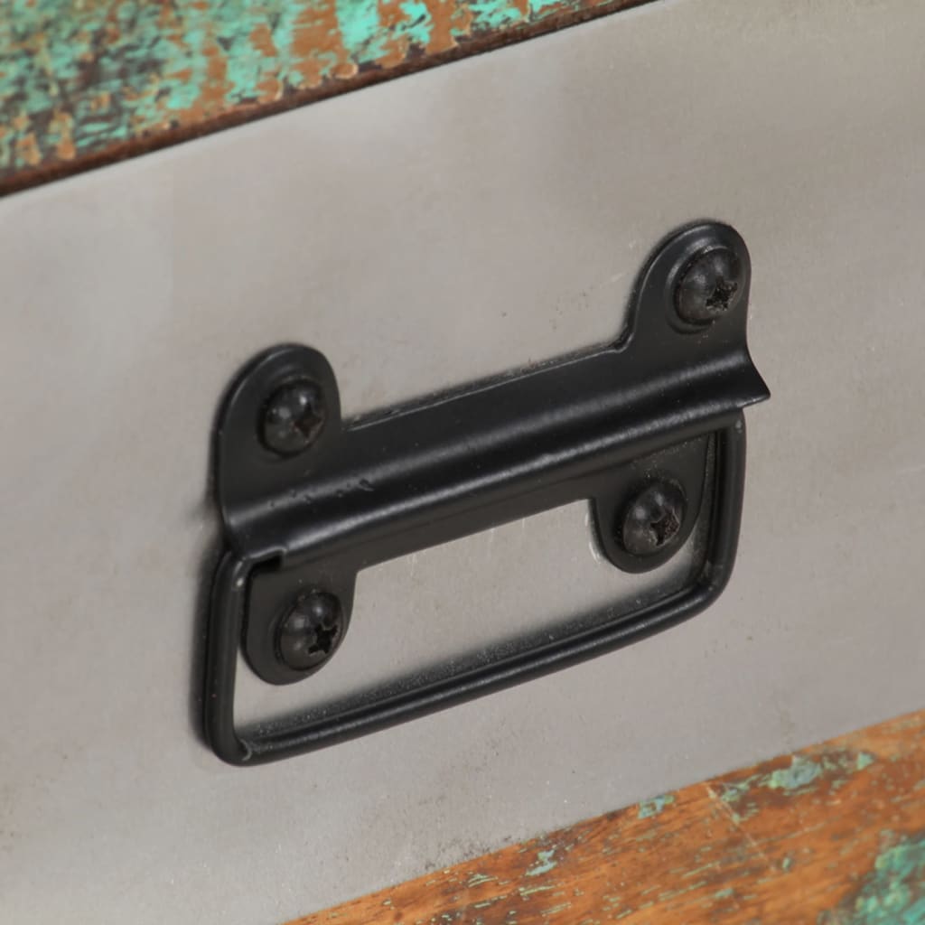 Stolić za kavu s 3 ladice 100x50x35 cm puno reciklirano drvo - number 8.