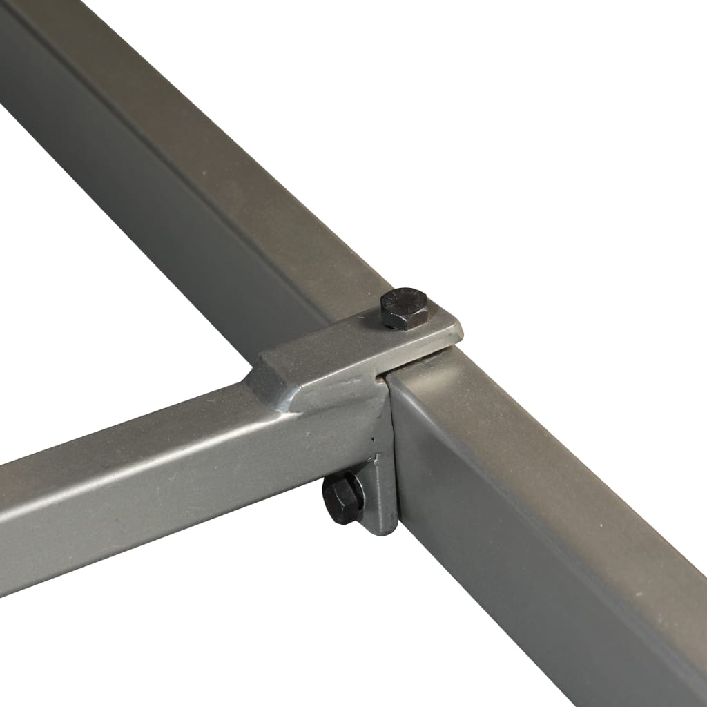 Spisebord i massivt sheeshamtræ og stål 180 cm - number 6.