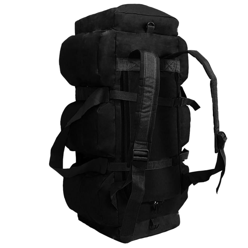 Duffelbag i 3-i-1 army-stil 90 l - sort - number 3.