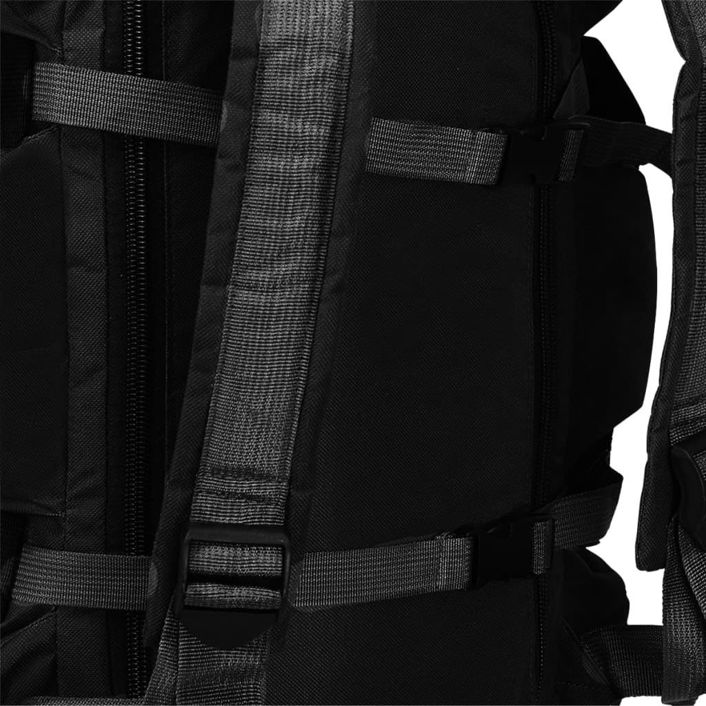 Duffelbag i 3-i-1 army-stil 90 l - sort - number 5.