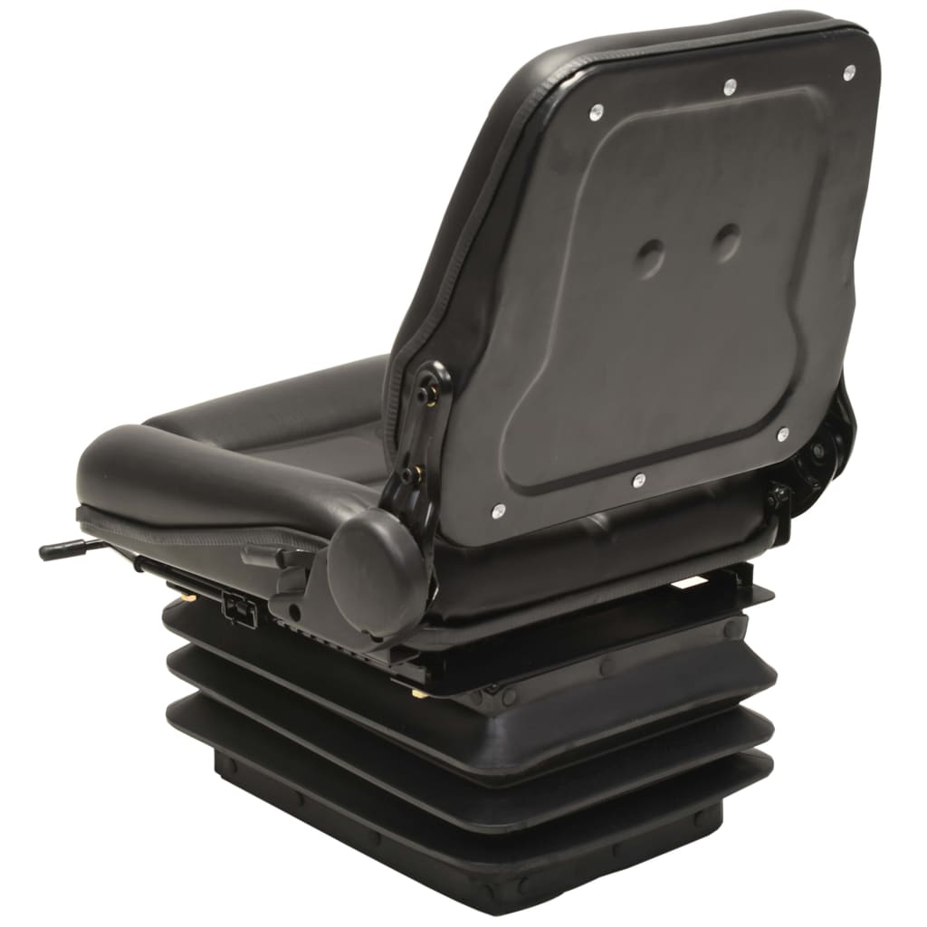 Forklift and tractor seat with suspension and adjustable backrest - number 4.