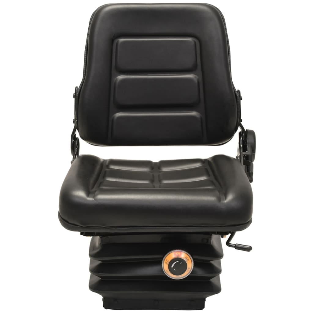 Forklift and tractor seat with suspension and adjustable backrest - number 3.
