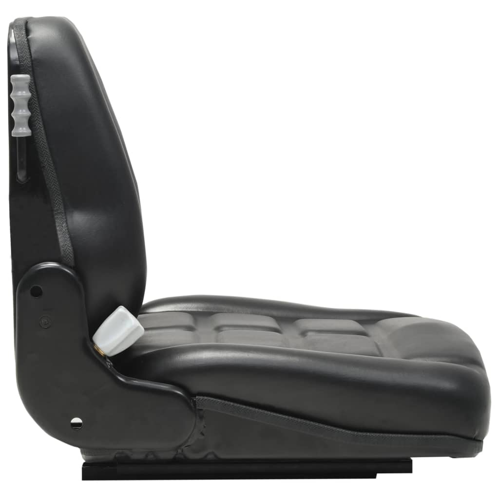 Forklift and tractor seat with suspension and adjustable backrest - number 3.