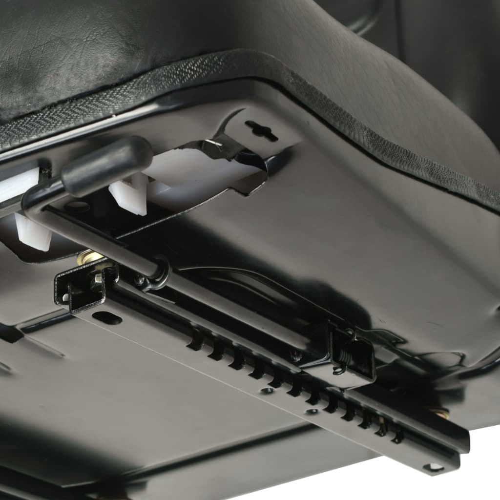 Forklift and tractor seat with suspension and adjustable backrest - number 8.