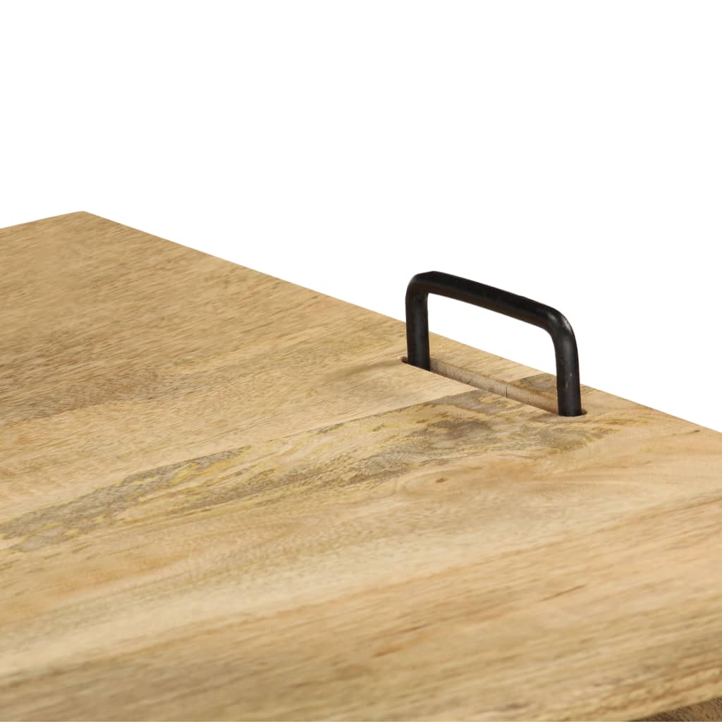 Tv-bord i heltre mangotre 110 x 35 x 45 cm - number 4.