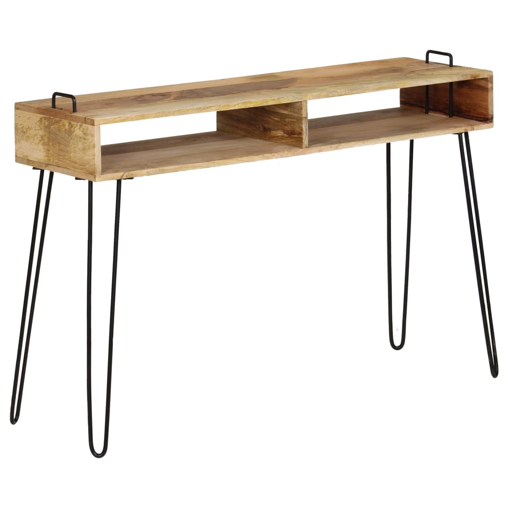 Konsolbord i massivt mangotræ 115 x 35 x 76 cm - number 1.