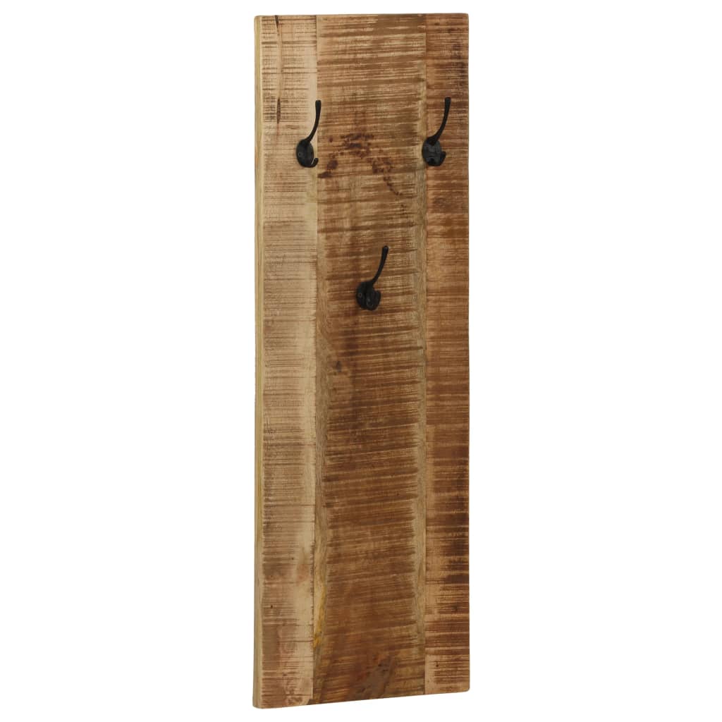 Portemanteau mural 2 pcs. bois de manguier massif 36 x 110 x 3 cm - number 11.